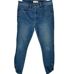 LOFT Petite Stretch Cropped Jeans Size 8